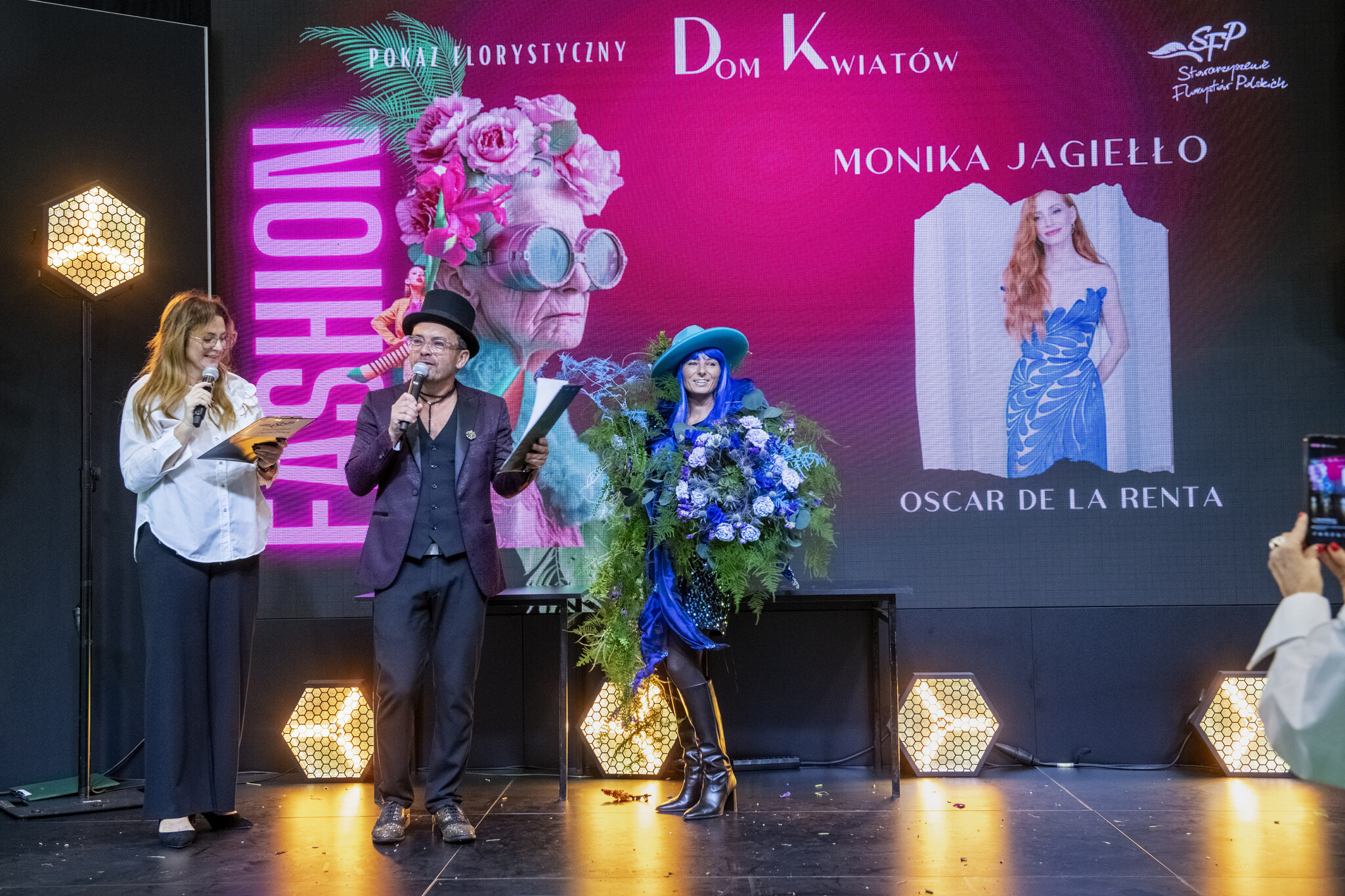 pokaz florystyczny dom kwiatów stowarzyszenie florystów polskich