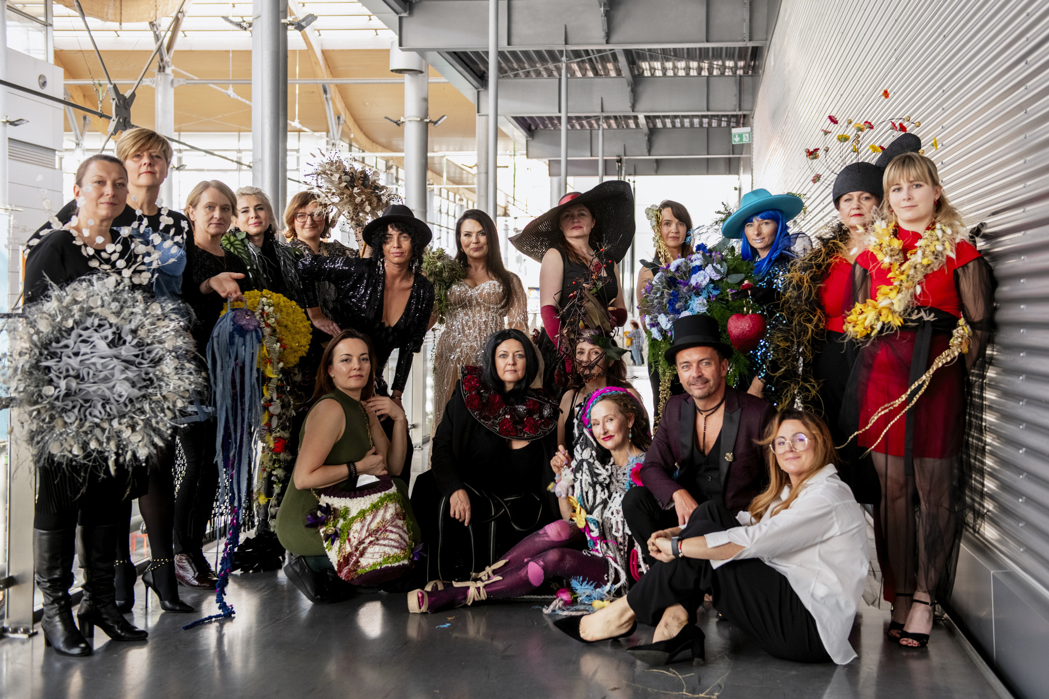 pokaz florystyczny dom kwiatów stowarzyszenie florystów polskich