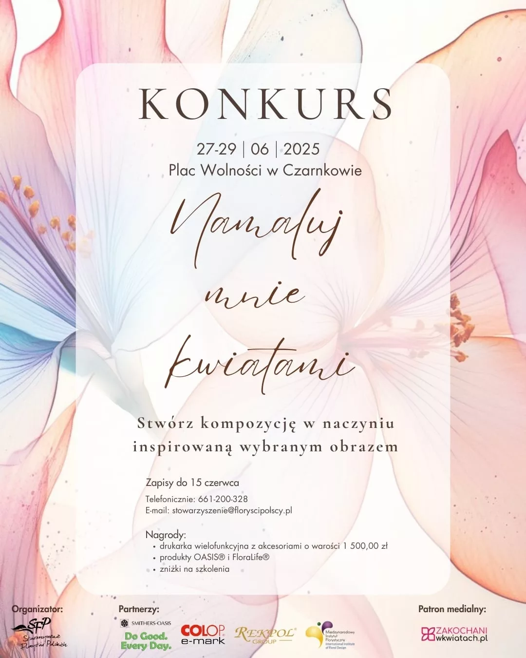 Namaluj mnie kwiatami Konkurs florystyczny